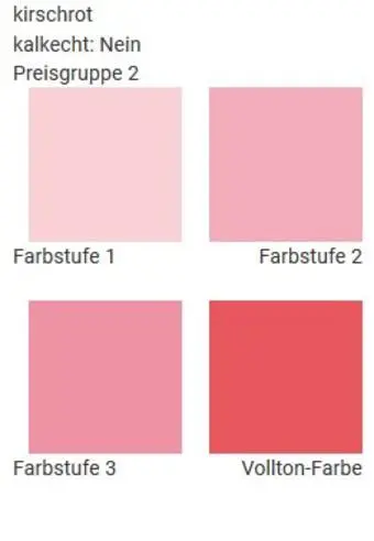 Casanatura Wandfarben im Farbton kirschrot